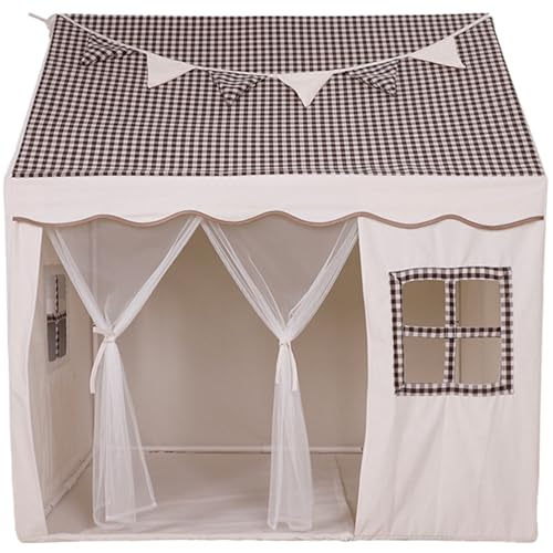 Kinder Spielen Zelt 46 x 52 Indoor Large Fairy Playhouse mit Pennant Kids Playhouse mit Taschen und Fensterlüftungszelt für Jungen, Mädchen Geschenk Kinder Spielen Zelt Spielen Zelt von AOpghY