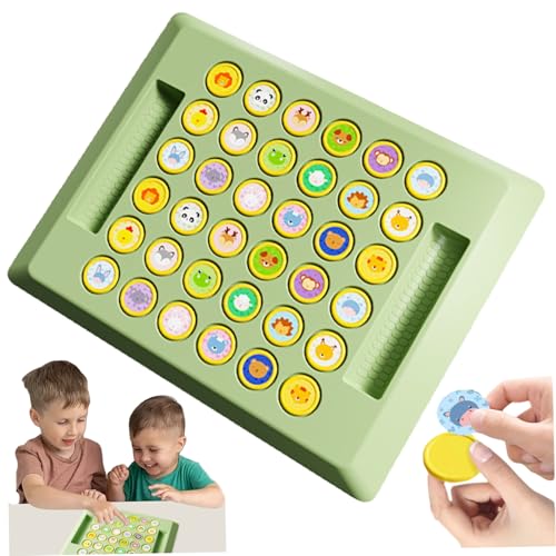 Kleinkind-Matching-Spiel Interactive Memory Game mit Selbstklebendem Animal Zeichnen Easy Matching-Spiel für logische Denken und soziale Fähigkeiten Entwicklung Brettspiele von AOpghY