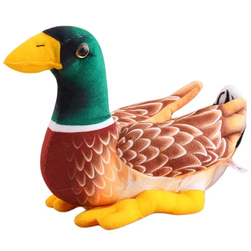 Mallard Entengestopfte Tier 12in realistisches Mandarin Ente Plüsch mit Flügel & Füßen Baumwolle ausgestopftes Ador von AOpghY