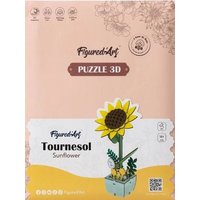 FiguredArt AL101 - Hübsche Sonnenblume, 3D Puzzle, Holz, 74 Teile, Höhe: 21 cm FiguredArt AL101 - Hübsche Sonnenblume, 3D Puzzle, Holz, 74 Teile, Höhe: 21 cm von AP COMMERCE
