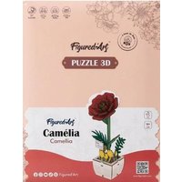 FiguredArt AL103 - Kamelie, 3D Puzzle, Holz, 83 Teile, Höhe: 18,9 cm FiguredArt AL103 - Kamelie, 3D Puzzle, Holz, 83 Teile, Höhe: 18,9 cm von AP COMMERCE