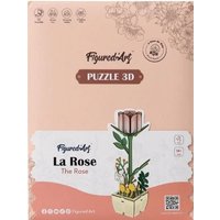 FiguredArt AL105 - Die Rose, 3D Puzzle, Holz, 66 Teile, Höhe: 20 cm FiguredArt AL105 - Die Rose, 3D Puzzle, Holz, 66 Teile, Höhe: 20 cm von AP COMMERCE