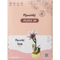 FiguredArt AL106 - Lilie, 3D Puzzle, Holz, 51 Teile, Höhe: 22,5 cm FiguredArt AL106 - Lilie, 3D Puzzle, Holz, 51 Teile, Höhe: 22,5 cm von AP COMMERCE