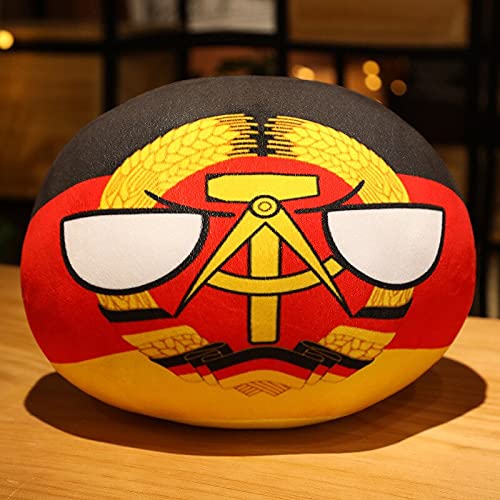 APANSHJY 30 cm Country Ball Plüschtier, Kawaii Polandball Gefüllter Plüschanhänger, for Kinder Mädchen Anime Fans Zimmerdekoration Ornament Italien(Eastgermany) von APANSHJY