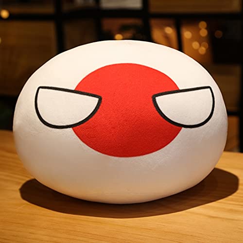 APANSHJY 30 cm Country Ball Plüschtier, Kawaii Polandball Gefüllter Plüschanhänger, for Kinder Mädchen Anime Fans Zimmerdekoration Ornament Italien(Japan1) von APANSHJY