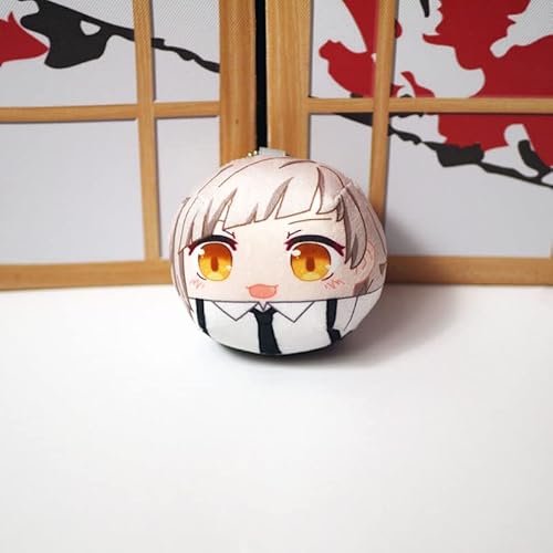 APANSHJY 8 cm große Plüschfigurenpuppen, Cosplay Dazai Nakajima Nakahara, ausgestopfter Anhänger, Tasche Mini Keychian, Geschenk for Kinder und Mädchen(B) von APANSHJY