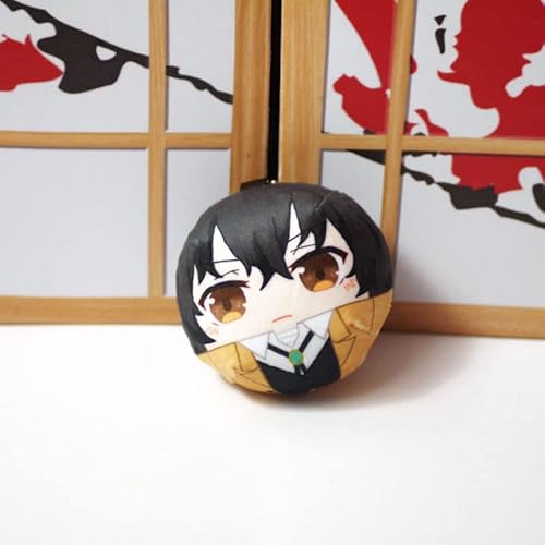 APANSHJY 8 cm große Plüschfigurenpuppen, Cosplay Dazai Nakajima Nakahara, ausgestopfter Anhänger, Tasche Mini Keychian, Geschenk for Kinder und Mädchen(G) von APANSHJY