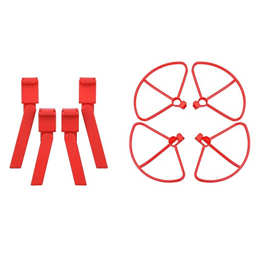 APEFIT Zubehör für Drohnen for Fimi CW CCW Propeller for Fimi x8 se Requisiten erhöhen Ständer Protective Quadcopter Fahrwerk Propeller Guard Accessoires austauschbar (Color : Red-Leg-Ring-) von APEFIT