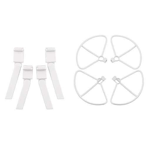 APEFIT Zubehör für Drohnen for Fimi CW CCW Propeller for Fimi x8 se Requisiten erhöhen Ständer Protective Quadcopter Fahrwerk Propeller Guard Accessoires austauschbar (Color : White-Leg-Ring) von APEFIT