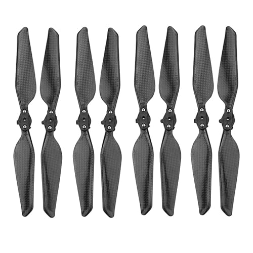 Zubehör für Drohnen For Fimi x8 se4/ 8pcs Schnellfreisetzer Kohlefaserpropeller 2020 Drohnen Ersatzklinge Faltprops Ersatzteile Zubehör austauschbar (Color : 8 pcs propeller) von APEFIT