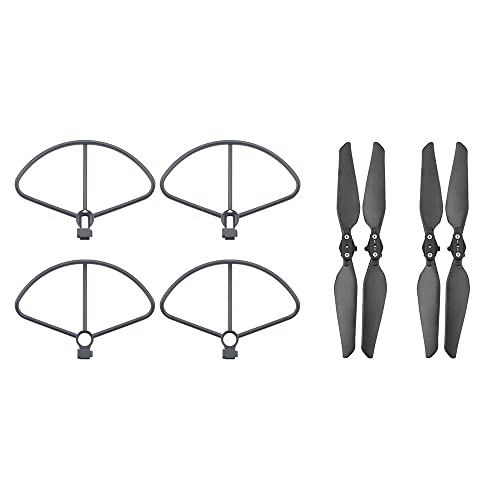 Zubehör für Drohnen for Fimi 4PCS Faltbare Treiber for Fimi x8 SE 2020 Propeller Beschützer Schutz Ring Requisiten Blades Quadcopter Rc Zubehör austauschbar (Color : Ring and propellers) von APEFIT