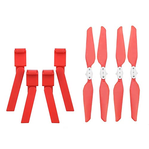 Zubehör für Drohnen for Fimi CW CCW Propeller for Fimi x8 se Requisiten erhöhen Ständer Protective Quadcopter Fahrwerk Propeller Guard Accessoires austauschbar (Color : Red-Leg-Props) von APEFIT