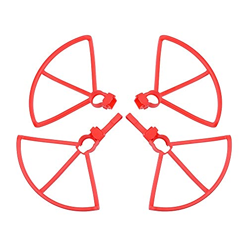 Zubehör für Drohnen for Hubsan -Propeller for Hubsan Zino H117S Props Propeller Guard Protective Cover Quadcopter Accessoires Blade for Hubsan Zino H117s austauschbar (Color : Red-Guard) von APEFIT