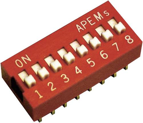 APEM NDP-04-V NDP-04-V DIP-Schalter Polzahl 4 Piano-Type von APEM