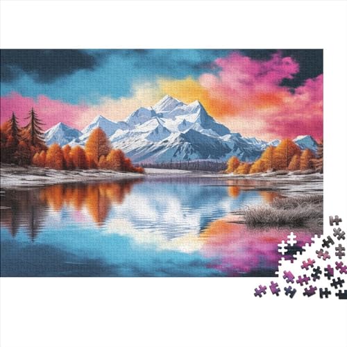 Lakes and Snowy Mountains (4) Familienfreude: 1000 Teile Für Gemeinsames Puzzeln Und Schöne Momente Mit Den Kindern!1000pcs (75x50cm) von APJP