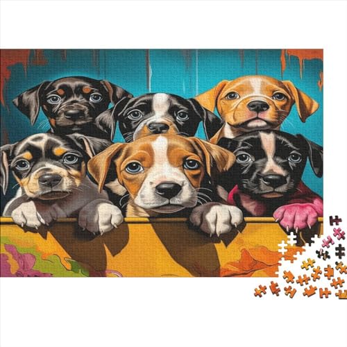 Puppies Bildungsspielzeug Für Kinder: 300 Puzzlestücke Zur Förderung Von Fähigkeiten Und Logik!300pcs (40x28cm) von APJP