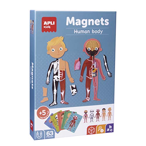 APLI Kids 18531 - Magnetisches Lernspiel über den menschlichen Körper für Kinder ab 5 Jahren von APLI Kids