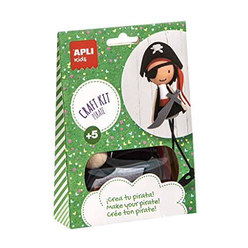 APLI apli14087 Pirat Craft Kit Box, (Farbe) von APLI Kids