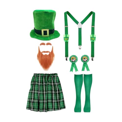 APLVFFZH 6 Stück ST. Patrick's Day Kostümzubehör Set, Geschenk für Feierlichkeiten, Festivals von APLVFFZH