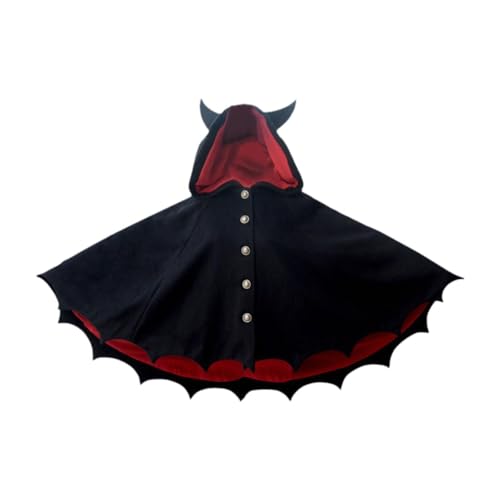 APLVFFZH Halloween Kapuzenumhang Party Kapuzen Dress up Cowl Cape Umhang für Kinder Erwachsene, 3XL von APLVFFZH