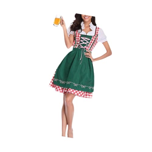 APLVFFZH Halloween-Kleid für Damen für den Club, Alltag, Urlaub, Dating, GrÜn, XL von APLVFFZH