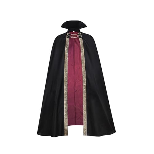 APLVFFZH Halloween Umhang Cape für Mottopartys, Verkleidungen, Bühnenshows, Foto-Requisiten, 105 cm von APLVFFZH