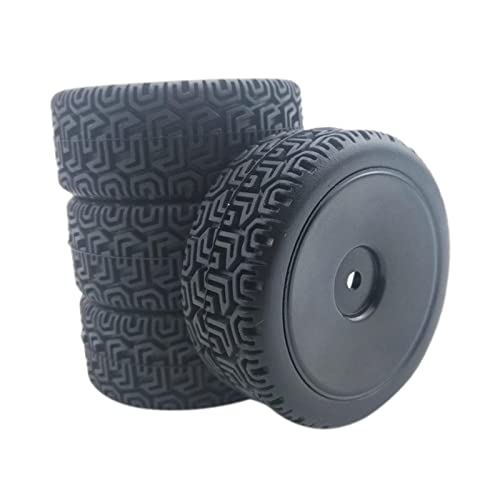 APLVFFZH Hochwertiges Reifen-Set für WLtoys 144001 & RC Fahrzeuge, Schwarz von APLVFFZH
