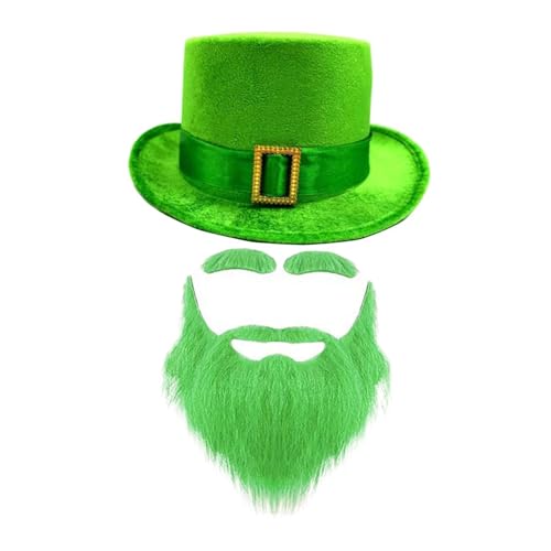 APLVFFZH Hut zum St. Patrick's Day, Party-Geschenk, Kostümhut für Bühnenauftritte, Karneval, GrÜn von APLVFFZH