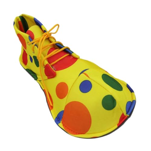 APLVFFZH Jumbo Clownschuhe lustige Dress -up Requisiten lustige Kostümzubehör Rollenspiele Requisiten für Kinder, Runde Punktmuster, Groß von APLVFFZH