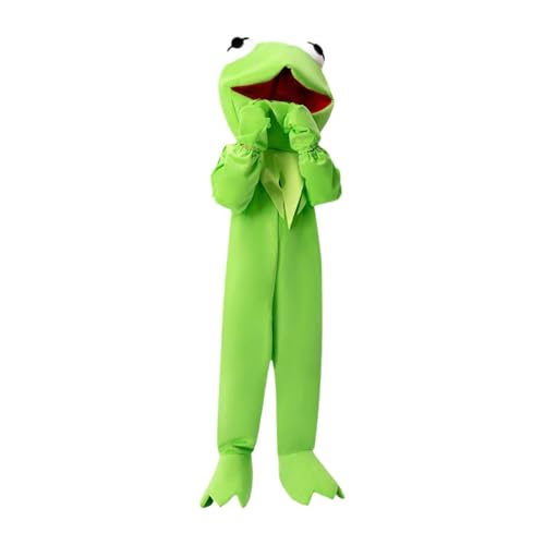 APLVFFZH Kinder Frosch Kostüm Cosplay -Kleidung für Kostümparty Urlaub, M von APLVFFZH