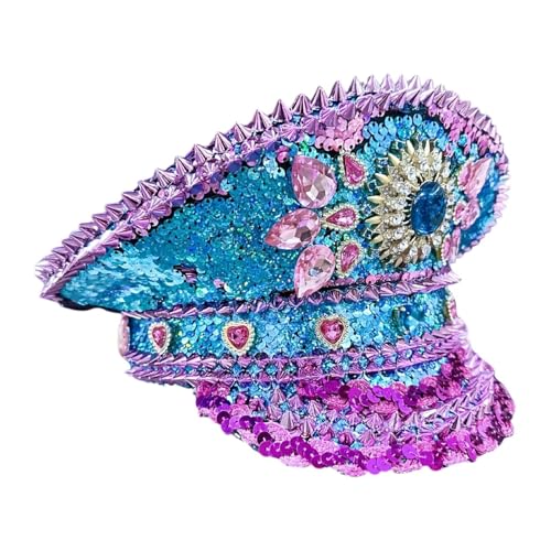 APLVFFZH Mardi Gras Hut Dress Up Strash Disco Hat für Rave -Partys von APLVFFZH