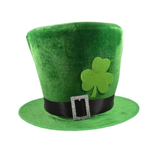 APLVFFZH St. Patrick's Day Hut Green Top Hat für Partybühnenperformance von APLVFFZH