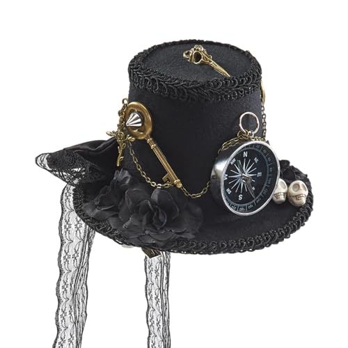 APLVFFZH Steampunk Top Hat Hair Clip Kopfbedeckung für Cosplay -Partyzubehör von APLVFFZH