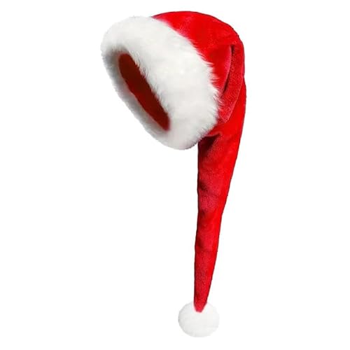 APLVFFZH Weihnachten Hut Plüsch Winter Santa Hut für Nachtclub Cosplay Party Favors Urlaub, 32x75 cm von APLVFFZH