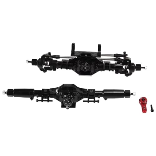RC Vorder Hinterachse Kompatibel Mit Axial Für SCX10 II 90046 1/10 RC Crawler Auto-Upgrade-Teile Zubehör CNC Metall Vorderachse Hinterachse Servohalterung RC Vorder Hinterachse Kompatibel Mit Axial Für SCX10 II 90046 1/10 RC Crawler Auto-Upgrade-Teile Zubehör CNC Metall Vorderachse Hinterachse Servohalterung von APMXQWIL