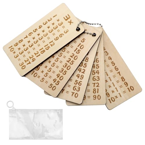 APOMOONS 1x1 Lernkarten Holz Einmaleins Holz Lernkarten Kinder Rechenhilfe Multiplikation Einmaleins Karten rechenhilfe Lernhilfe mit Ring Pull Packsäcke für Tabelle Jungen und Mädchen für Schüler APOMOONS 1x1 Lernkarten Holz Einmaleins Holz Lernkarten Kinder Rechenhilfe Multiplikation Einmaleins Karten rechenhilfe Lernhilfe mit Ring Pull Packsäcke für Tabelle Jungen und Mädchen für Schüler von APOMOONS