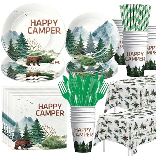 APOWBLS Camping Party Supplies Dekorationsset von APOWBLS