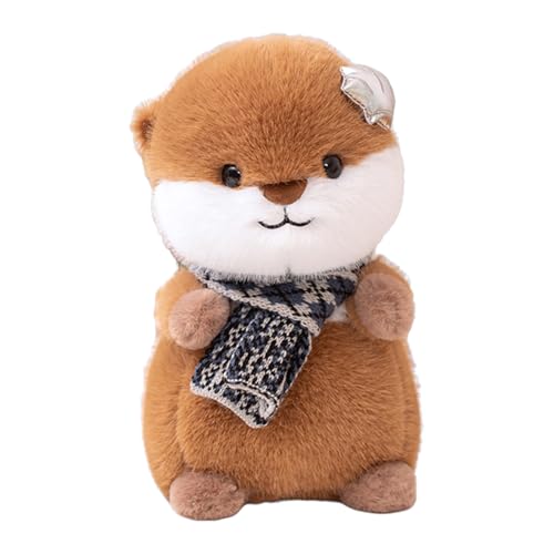 AQCQDQ 30 cm Kuscheltier Otter Plüschtier, Otter Stofftier, Otter Kissen Kuscheltier Flauschig Zum Kuscheln & Spielen Plüsch Spielzeug Kawaii Deko, Niedliches Otter Plüsch Puppe Geschenk (Blau) von AQCQDQ