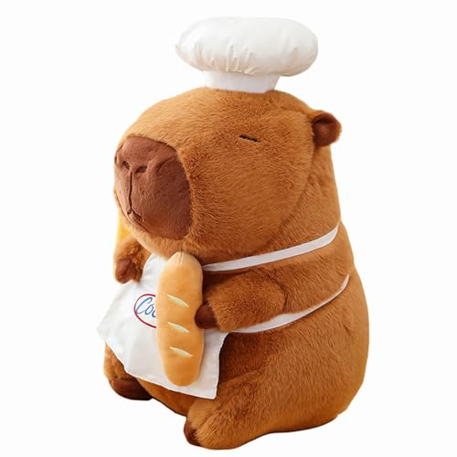 AQCQDQ Capybara Kuscheltier, Wasserschwein Kuscheltier, Simulation Tier Capybara Puppen, Home Deko Super Weiche Gefüllte Spielzeug Plüsch, Geschenk für Kinder Mädchen Jungen (60 cm,braun) von AQCQDQ