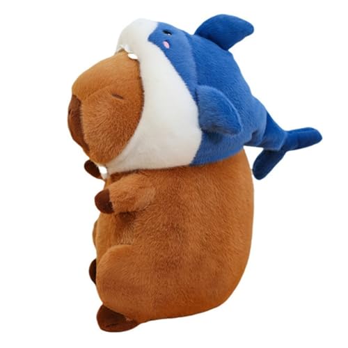 AQCQDQ Capybara Plüschtier, Niedliche Capybara Kuscheltier, Capybara Plushie Puppen, Super Weiche Wasserschwein Plushies Gefüllte Spielzeug Plüsch für Home Deko Kinder (30 cm,G) von AQCQDQ