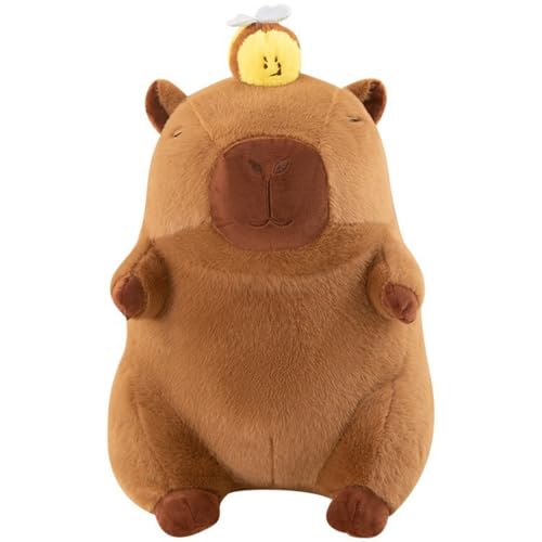 AQCQDQ Capybara Plüschtier, Niedliche Capybara Kuscheltier, Capybara Plushie Puppen, Super Weiche Wasserschwein Plushies Gefüllte Spielzeug Plüsch für Home Deko Kinder (30 cm,I) von AQCQDQ