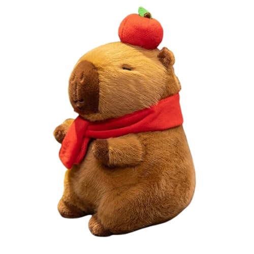 AQCQDQ Capybara Plüschtier, Niedliche Capybara Kuscheltier, Capybara Plushie Puppen, Super Weiche Wasserschwein Plushies Gefüllte Spielzeug Plüsch für Home Deko Kinder (I,23 cm) von AQCQDQ