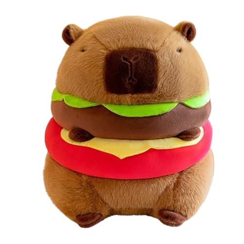 AQCQDQ Capybara Plüschtier Puppe Stofftier Niedlicher Capybara Kuscheltier, zum Spielen und Kuscheln, Geschenk für Kinder Mädchen (30 cm,Capybara) von AQCQDQ