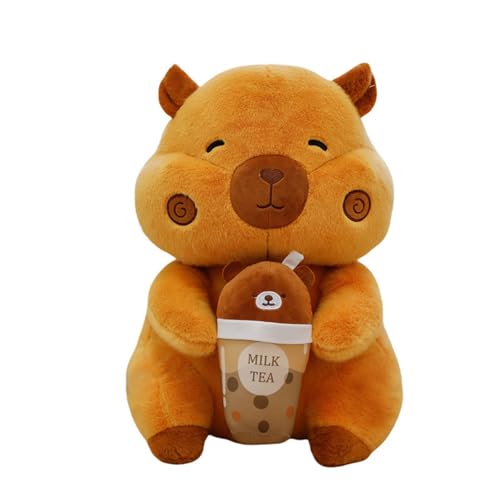 AQCQDQ Delphin Capybara Plüschtier Puppe Stofftier Kissen Niedlicher Kapybara Spielzeug Puppe Wurfkissen, für Kinder Mädchen Jungen Geburtstagsgeschenk (35 cm,Capybara) von AQCQDQ