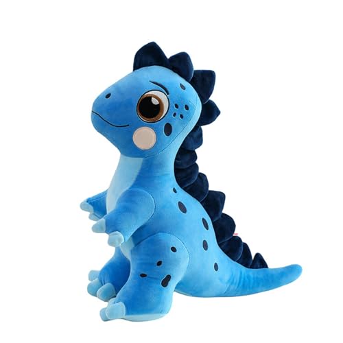 AQCQDQ Dinosaurier Kuscheltier,Stofftier Dinosaurier Plüschtiere Spielzeug,Lange Dino Plüsch Spielzeug,Dino Kuscheltier, Stofftier Plüschkissen,Puppe Geschenke für Kinder (40 cm,Blau) von AQCQDQ