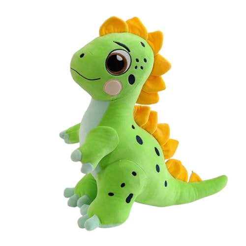 AQCQDQ Dinosaurier Kuscheltier,Stofftier Dinosaurier Plüschtiere Spielzeug,Lange Dino Plüsch Spielzeug,Dino Kuscheltier, Stofftier Plüschkissen,Puppe Geschenke für Kinder (40 cm,Grün) von AQCQDQ