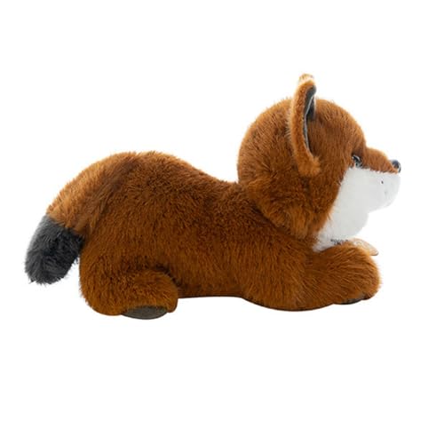 AQCQDQ Fuchs Plüsch Plüschtier, Plüsch Braun Fuchs Plüschtier Fuchs, Fuchs Plüschtiere Großer, zum Spielen und Kuscheln, Weiches Schmusetier für Mädchen, Jungen, Babysn (25 cm,Gepolstert) von AQCQDQ