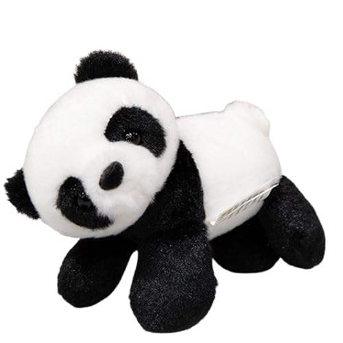 AQCQDQ Giraffe Kuscheltier Plüschtier,Mini Tiger Plüschtiere,Panda süßes Spielzeug Panda Plüschtier,Kleintier Plüschtier, Geschenk Panda Umarmung Spielzeug Schlafkissen (16 cm,Panda) von AQCQDQ