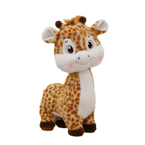 AQCQDQ Giraffe Plüschtier, Kuscheltier Giraffe, Giraffe Puppe, Plüsch Giraffe, Niedlicher Weiche Giraffe Kissen, Stehende Giraffe Plüschtier Geschenk für Jungen und Mädchen (35cm) von AQCQDQ