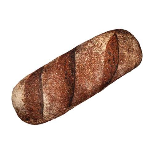 AQCQDQ Kissen Brotkissen, Simuliertes Brotkissen, 3D Simulation Brot Lang Plüsch Kissen, Brotform Pillow, Brotform Kissen, Baguette Sofa Rückenkissen, Rückenkissen für Heimdekoration (100cm,B) von AQCQDQ